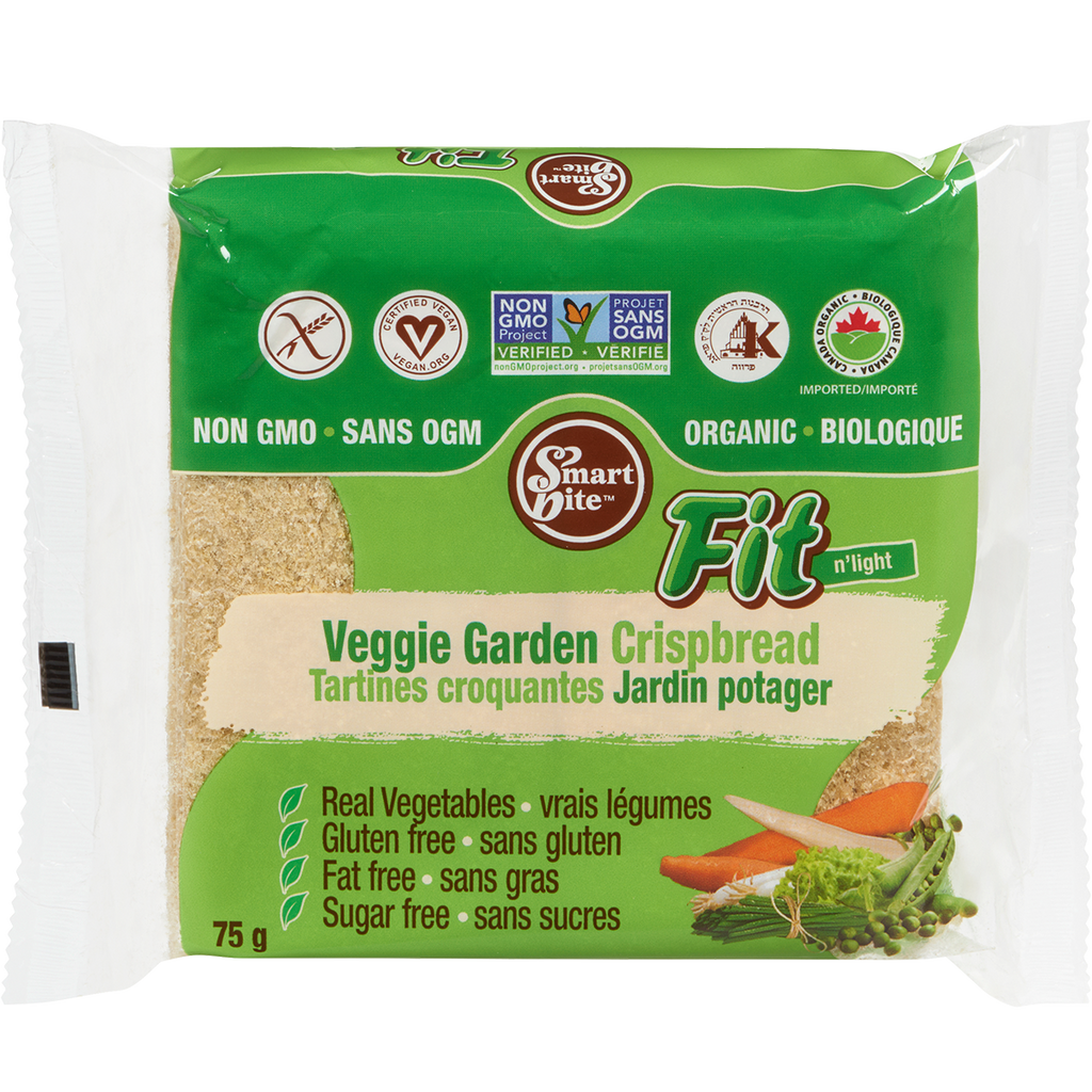 Smartbite Organic Crispbread Veggie Garden 75g – Likecanada